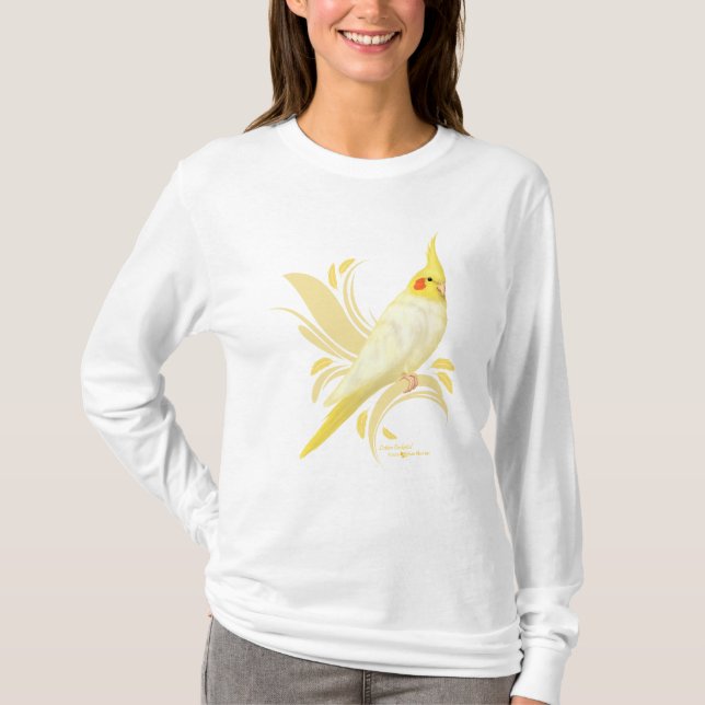 Camiseta Lutino Cockatiel (Frente)