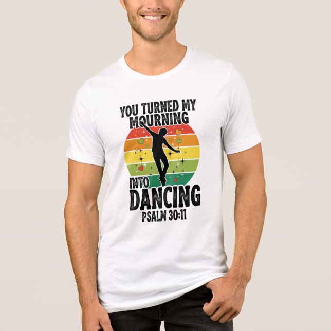 Camiseta Luto pela design dançante (Frente)