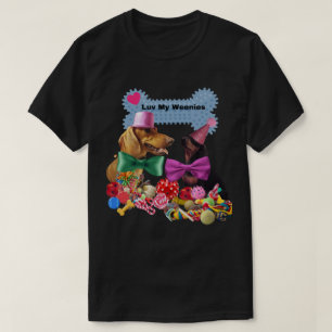 Camiseta Luv My Weenshirt Para Homens/Mulheres