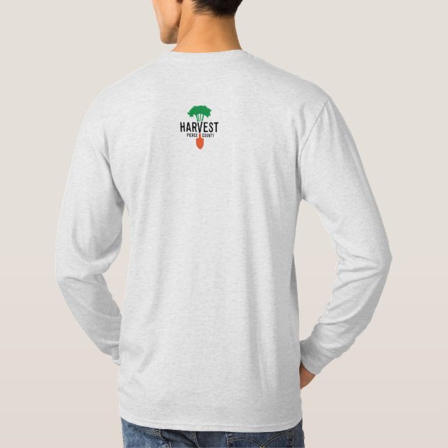Camiseta Luva longa dos homens "eu sou um pimentão do lil " (Verso)
