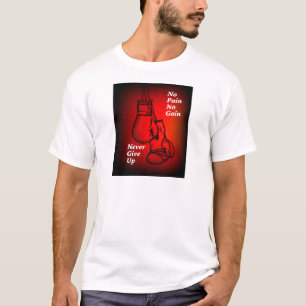 Camiseta Luvas Boxando Lutar Contra Presente do Ventilador 