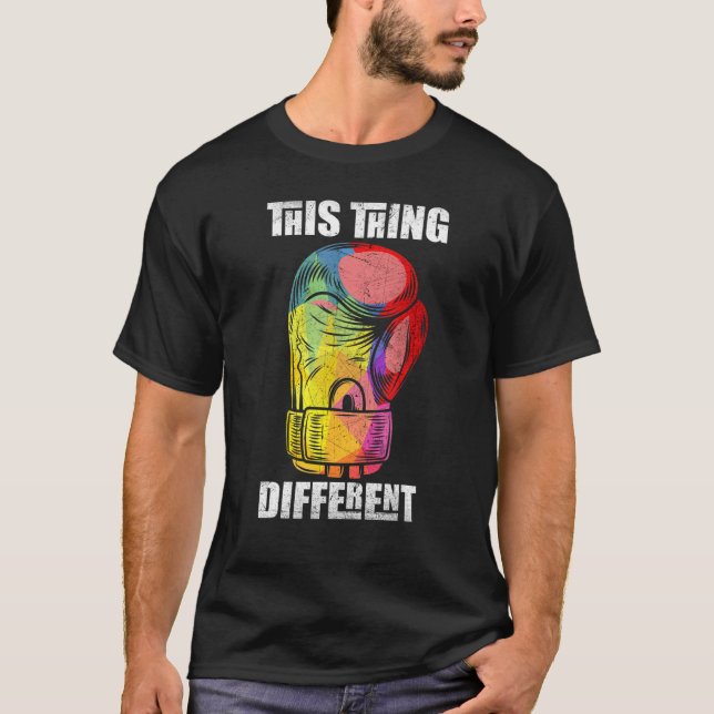 Camiseta Luvas de abstrato in a box (Frente)