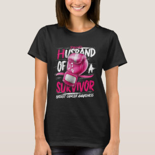 Camiseta Luvas De Boxas Orgulhosas Marido De Sobrevivente C