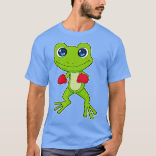 Camiseta Luvas de boxe de boxeador de rã