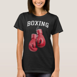 Camiseta Luvas de Boxe Destacadas Amante de Boxe Kickboxing