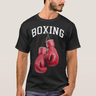 Camiseta Luvas de Boxe Destacadas Amante de Boxe Kickboxing
