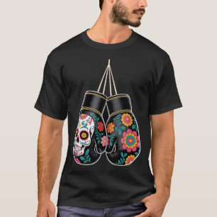 Camiseta Luvas de Boxe Estilo Vintage Mexicano Asteca Maia