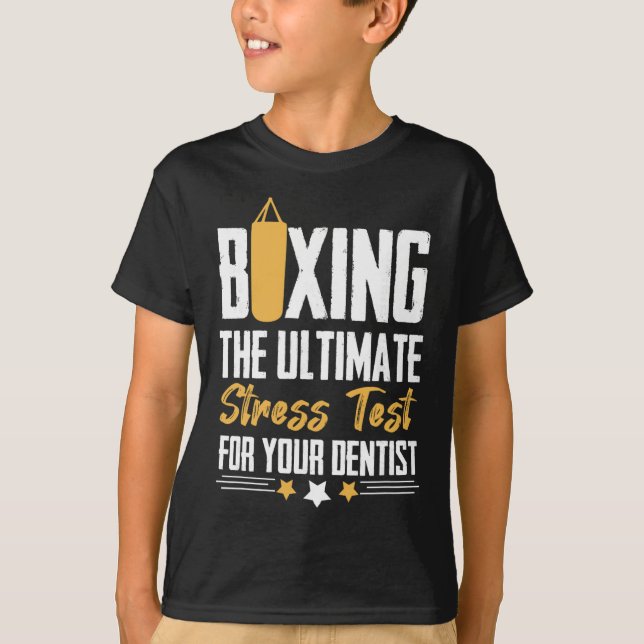 Camiseta Luvas de Boxe G de Kickboxing de Boxe de Sombra (Frente)