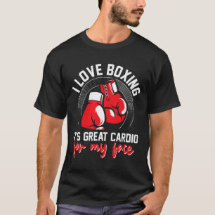 Camiseta Luvas de Boxe G de Kickboxing de Boxe de Sombra Bo