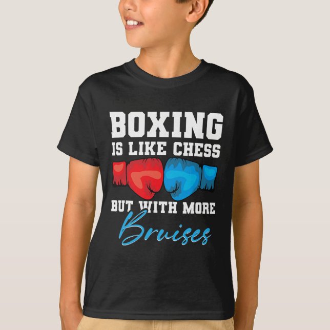 Camiseta Luvas de Boxe G de Kickboxing de Boxe Shadow Boxin (Frente)