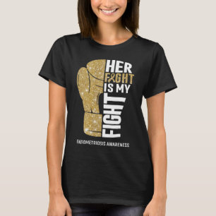 Camiseta Luvas de Boxe Guerreira da Endometriose
