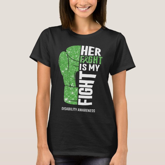 Camiseta Luvas de Boxe Guerreiro com Deficiência (Frente)