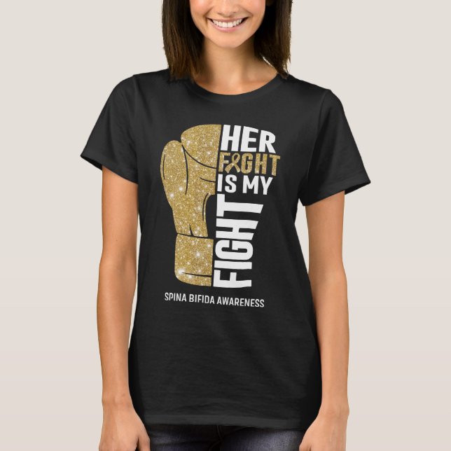 Camiseta Luvas de Boxe Guerreiro Espinha Bífida (Frente)
