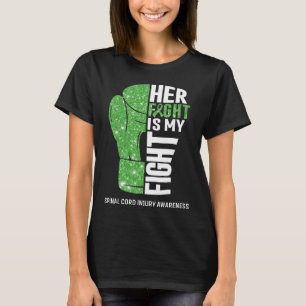 Camiseta Luvas de Boxe Lesão na Medula Espinhal Guerreiro