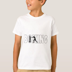 Camiseta Luvas de Boxe para Homens e Meninos