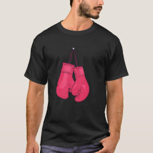 Camiseta Luvas de Boxe Vermelhas de Amor Retro Vintage para