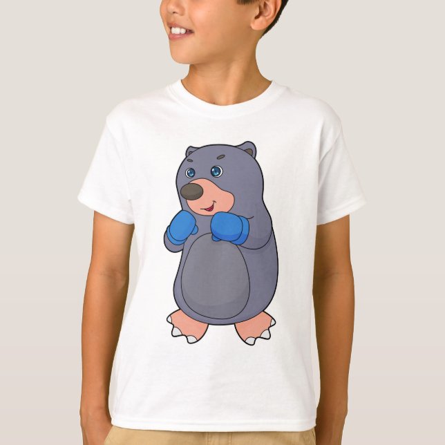 Camiseta Luvas de Boxer Boxer Mole (Frente)