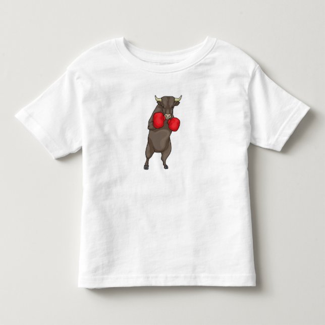 Camiseta Luvas de Boxer Bull Boxer (Frente)