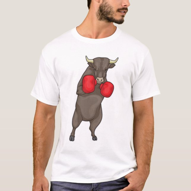 Camiseta Luvas de Boxer Bull Boxer (Frente)