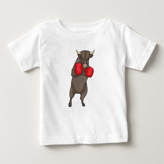 Camiseta Luvas de Boxer Bull Boxer (Frente)