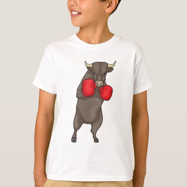 Camiseta Luvas de Boxer Bull Boxer (Frente)