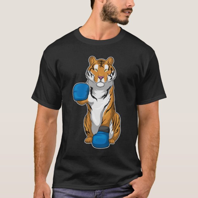 Camiseta Luvas de Boxer Tiger Boxer (Frente)