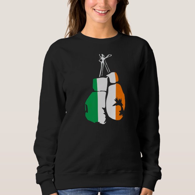 Camiseta Luvas De Boxing Irlandesas Para Ventiladores De Bo (Frente)