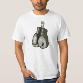 Camiseta Luvas de encaixotamento do vintage