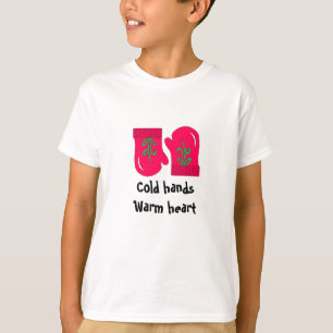 Camiseta Luvas de Férias Vermelhas