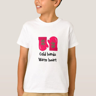 Camiseta Luvas de Férias Vermelhas