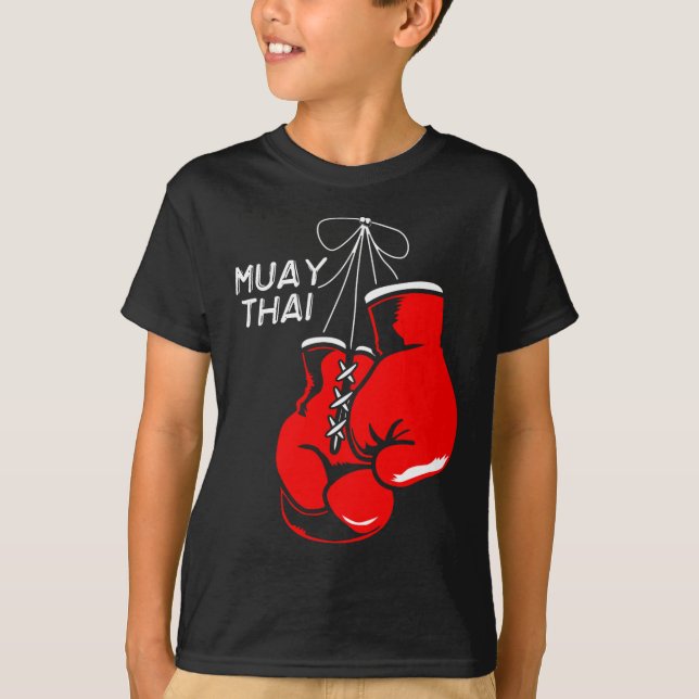 Camiseta Luvas de Kickboxing Thai Boxing Muay Thai (Frente)