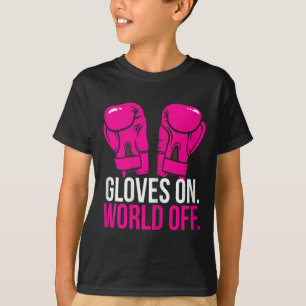 Camiseta Luvas de Treinamento de Kickboxing para Garotas Ki