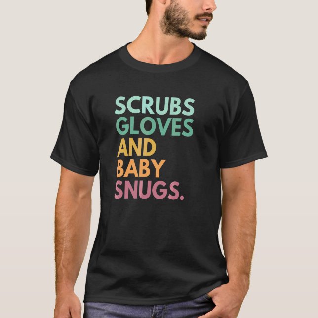 Camiseta Luvas E Canutos De Bebê 6 (Frente)