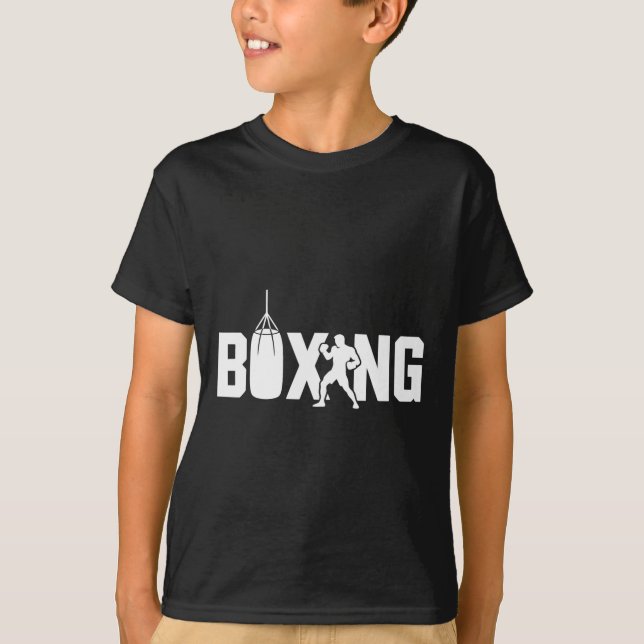 Camiseta Luvas Engraçadas De Combatente De Boxing Para Geng (Frente)