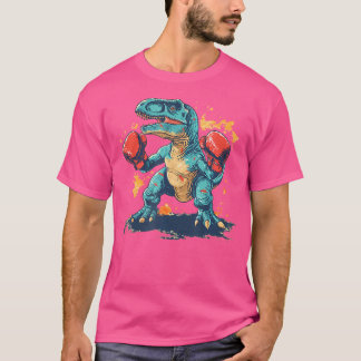 Camiseta Luvas legal Para Boxear Com Dinossauro