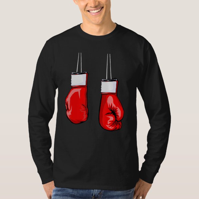 Camiseta Luvas legal Para Homens De Combate A Boxer Mulhere (Frente)