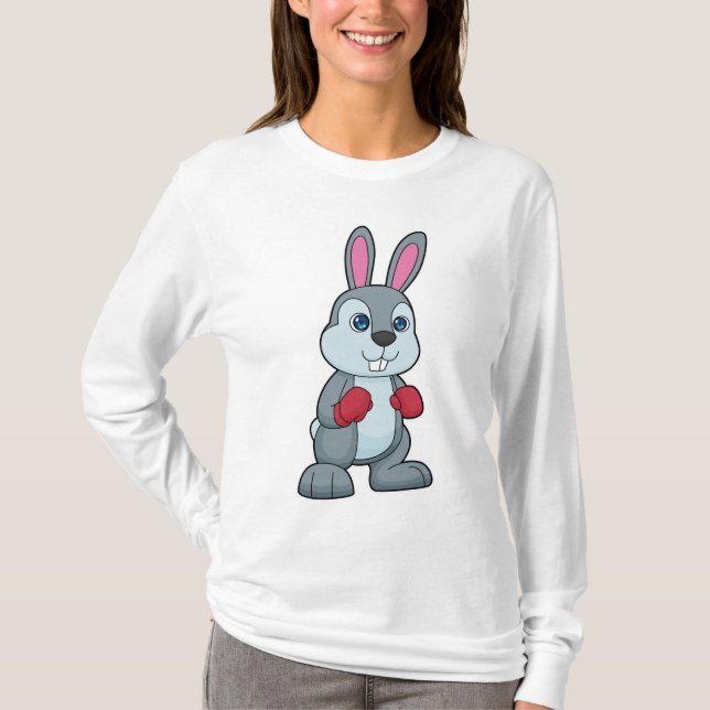 Camiseta Luvas para "in a box" de coelho (Frente)