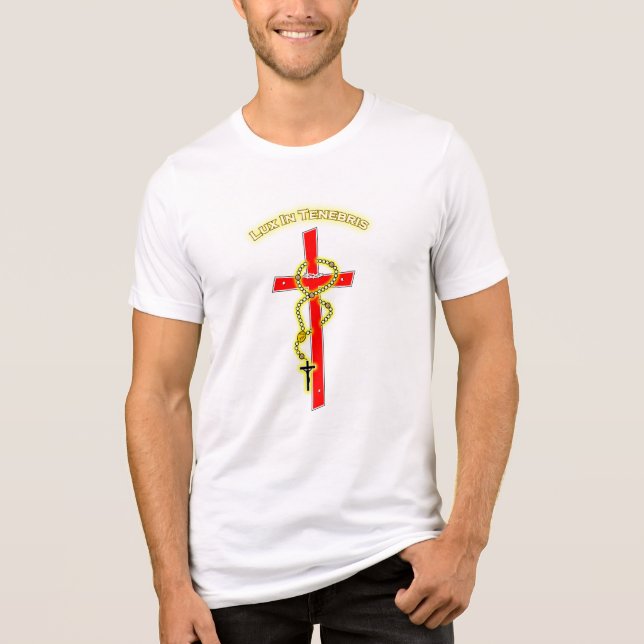 Camiseta Lux in Tenebris - Rosary 02 (Frente)
