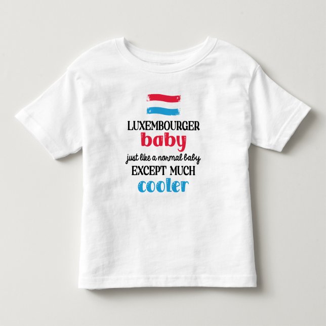 Camiseta Luxembourger Baby, Muito Mais Fresco (Frente)