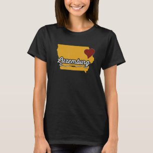 Camiseta LUXEMBURG IOWA IA EUA Cute Souvenir Merch EUA