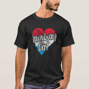 Camiseta Luxemburgo Para Rapariga Luxemburguesa Sinalizador