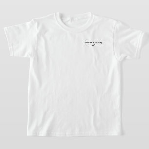 Camiseta Luxo Offline - Estética Minimalista