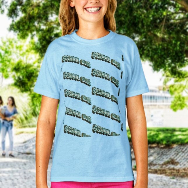 Camiseta Luz-3D da Escola (This School Bluz-3D T-Shirt, comes in a variety of colors, and sizes!)