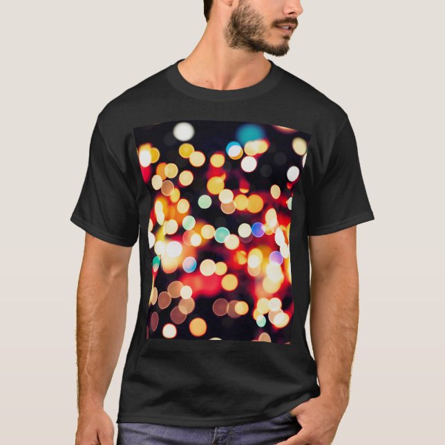 Camiseta Luz abstrato: plano de fundo de textura simples (Frente)