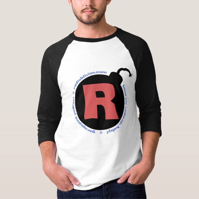 Camiseta Luz da bomba de cereja de RadiOblivion (Frente)