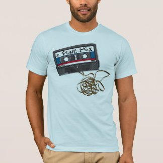 Camiseta Luz da cassete de banda magnética da mistura do
