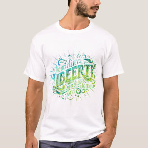 Camiseta Luz da Liberdade brilha