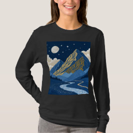 Camiseta Luz da Lua na Montanha