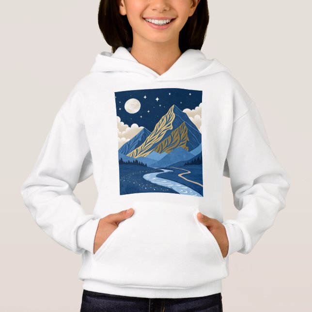 Camiseta Luz da Lua na Montanha (Frente)