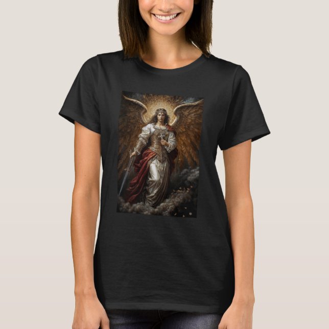 Camiseta Luz da Ordem Divina, Arcanjo Miguel (Frente)